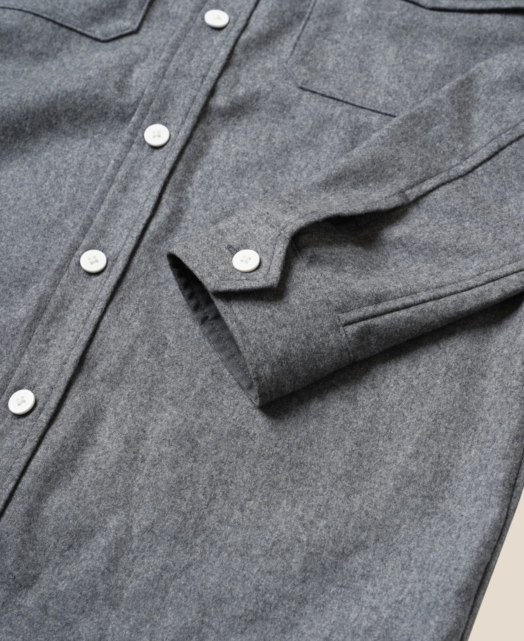 Wool Flannel CPO Shirt - Image 9