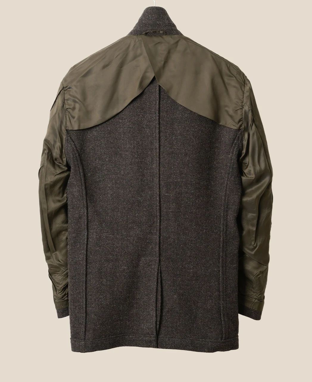 Unstructured Ivy Blazer Brown Tweed - Image 4