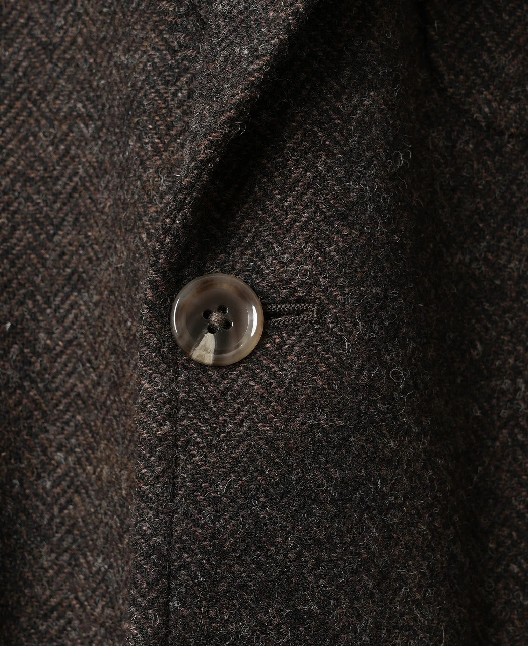 Unstructured Ivy Blazer Brown Tweed - Image 6