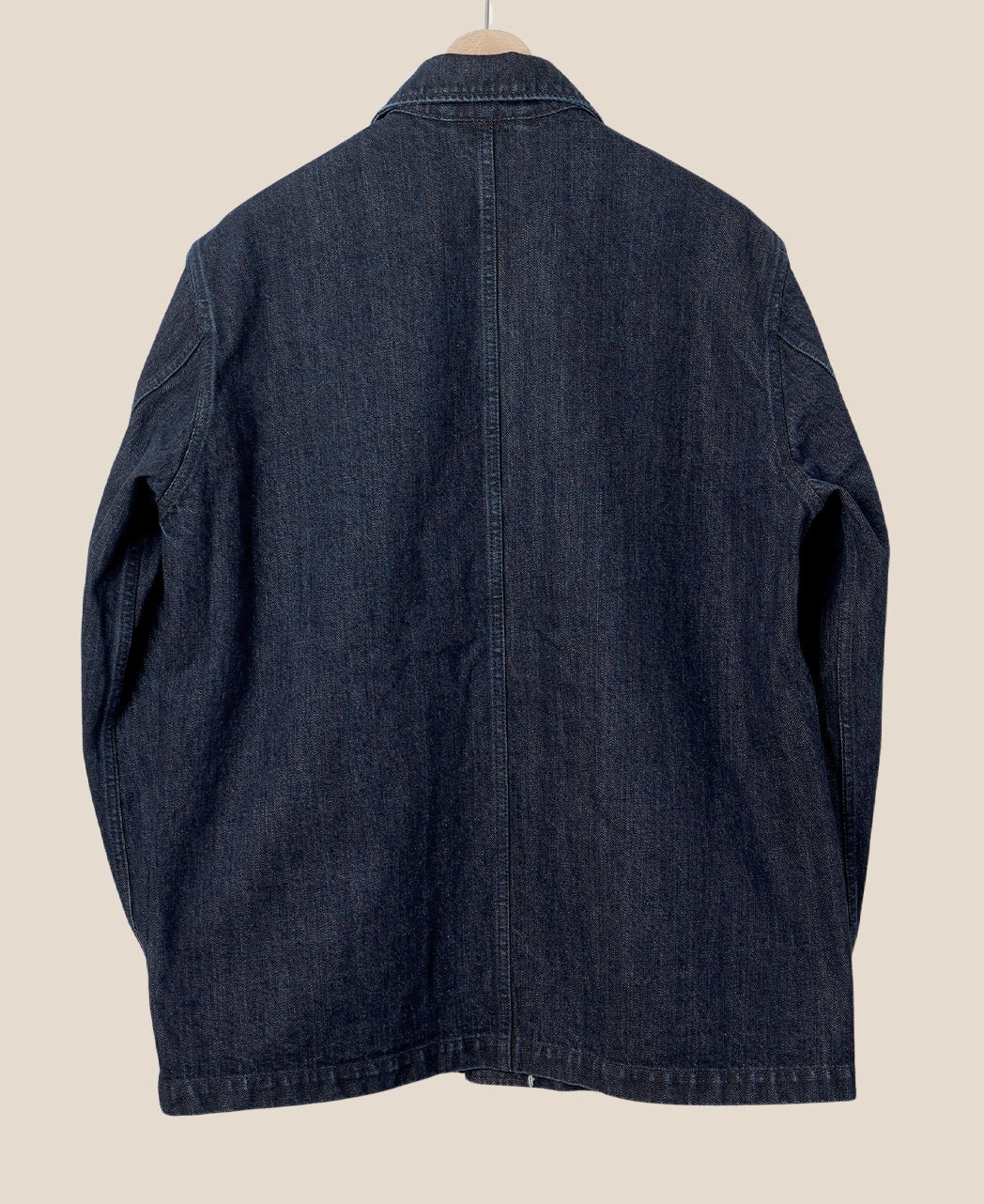 Denim French Work Jacket - Image 8