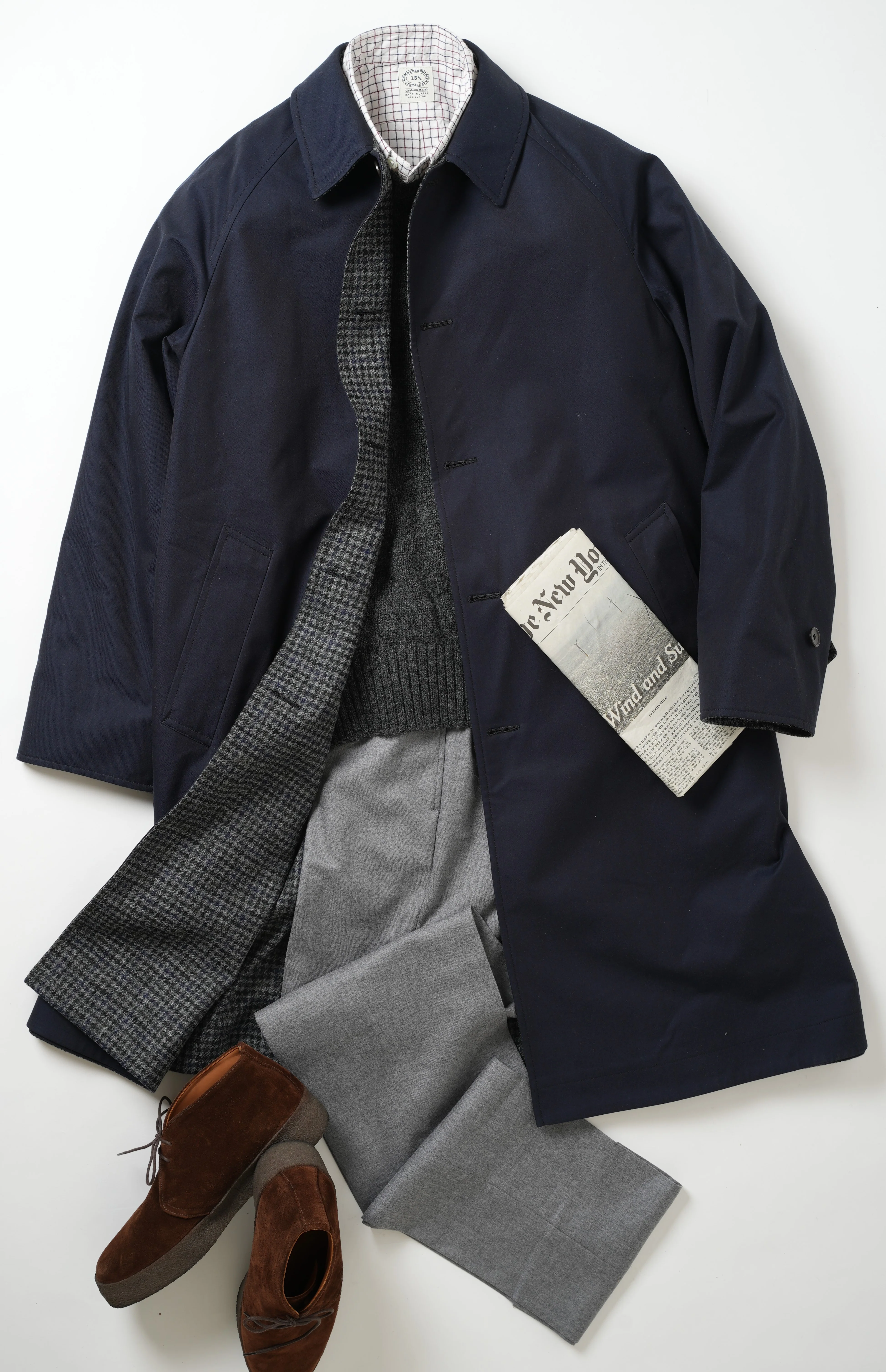 Reversible One Piece Sleeve Coat - Image 8